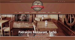 Desktop Screenshot of padraicinsrestaurant.com
