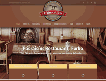 Tablet Screenshot of padraicinsrestaurant.com